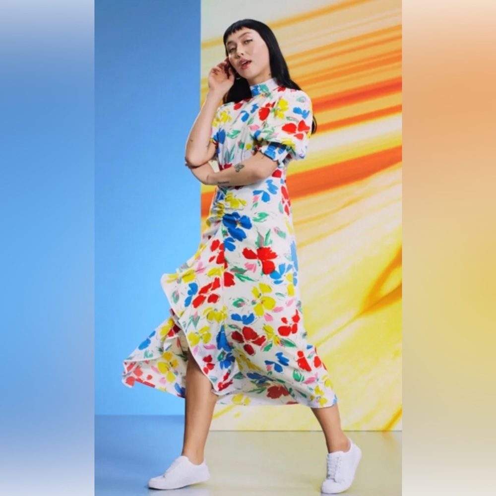 Rixo Target Floral Dress